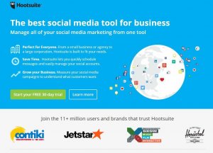 HootSuite content marketing tools